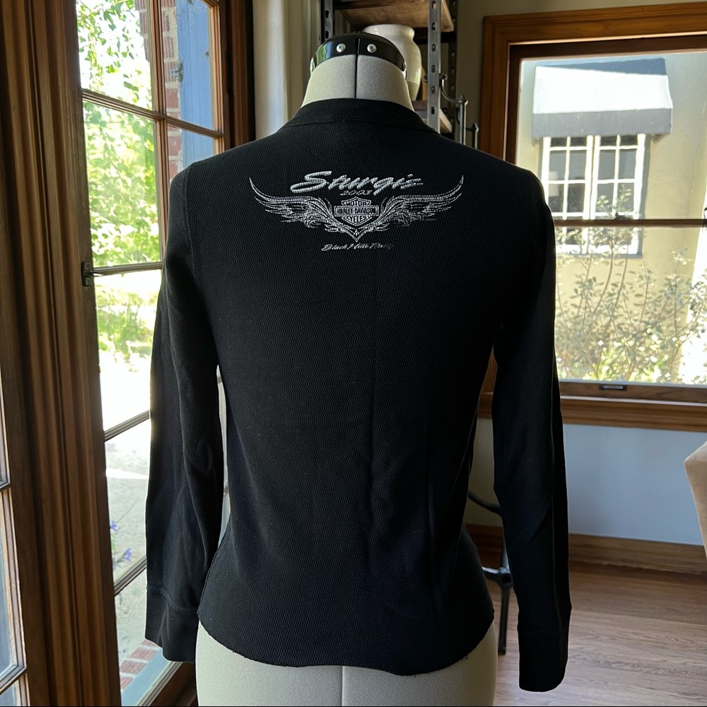 Vintage Harley Davidson Sturgis 2003 Long Sleeve Top